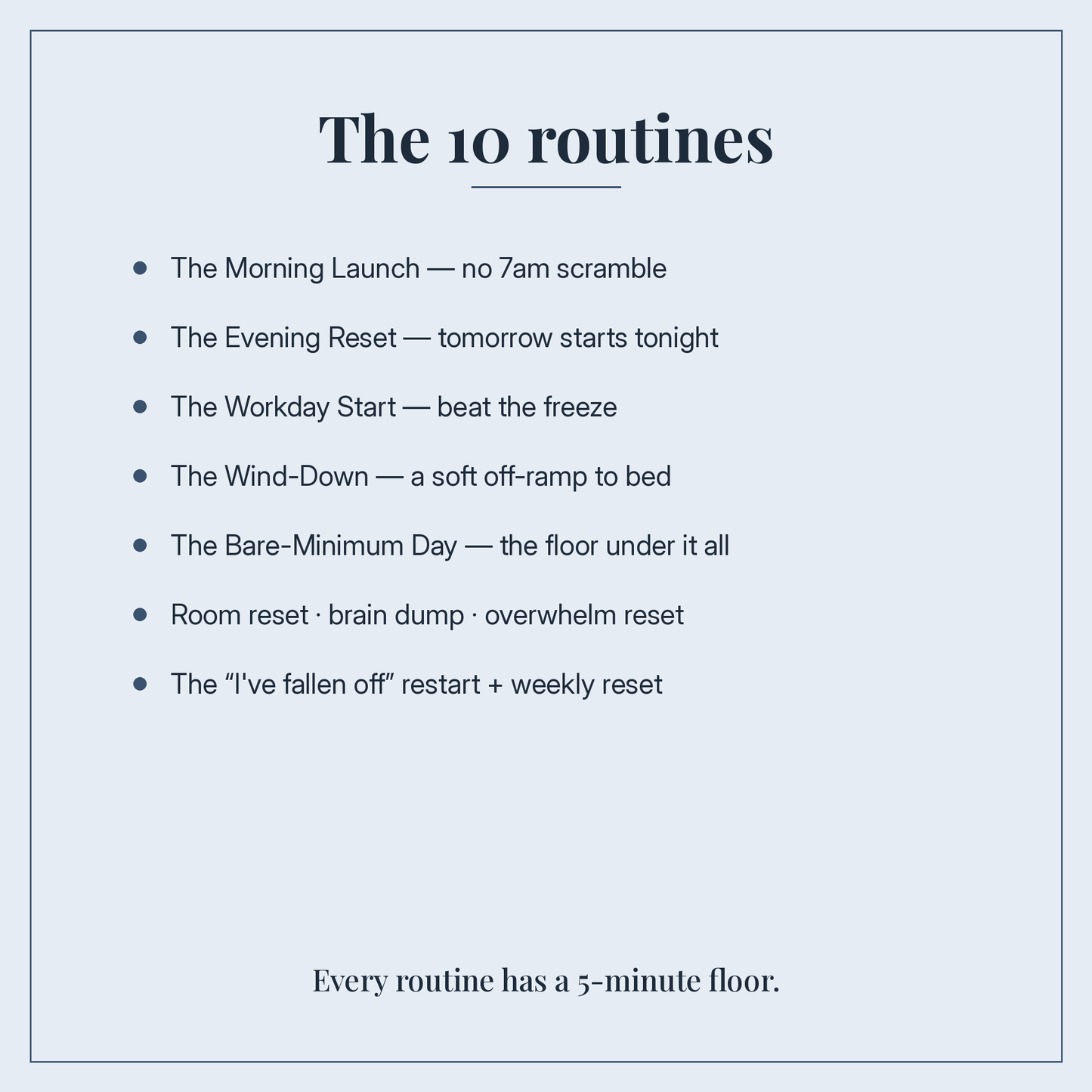 The Morning & Reset Routines Deck (eBook)