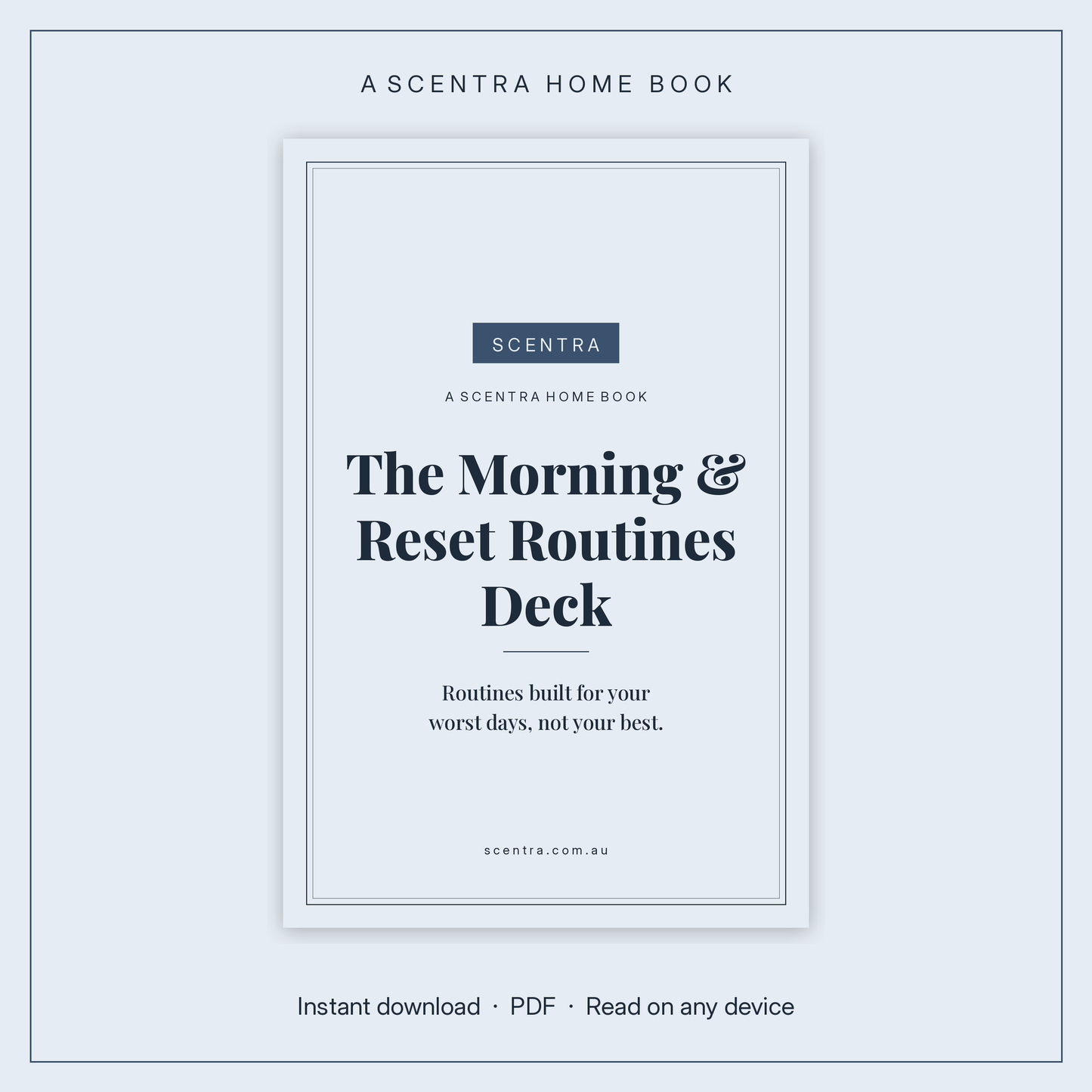 The Morning & Reset Routines Deck (eBook)