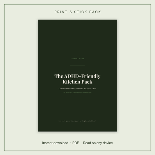 The ADHD-Friendly Kitchen Pack (Printables)