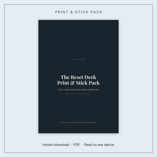 The Reset Deck Print & Stick Pack (Printables)